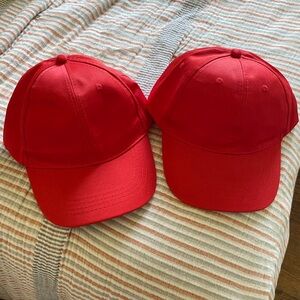 Plain Red Caps
